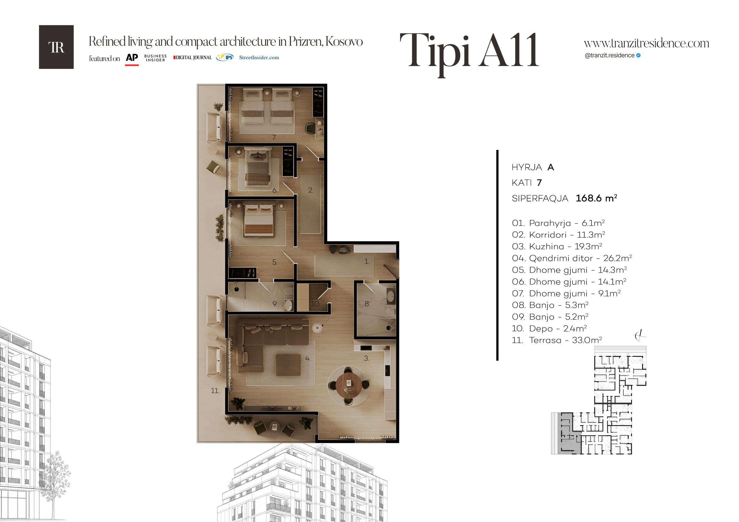 A11 floor plan