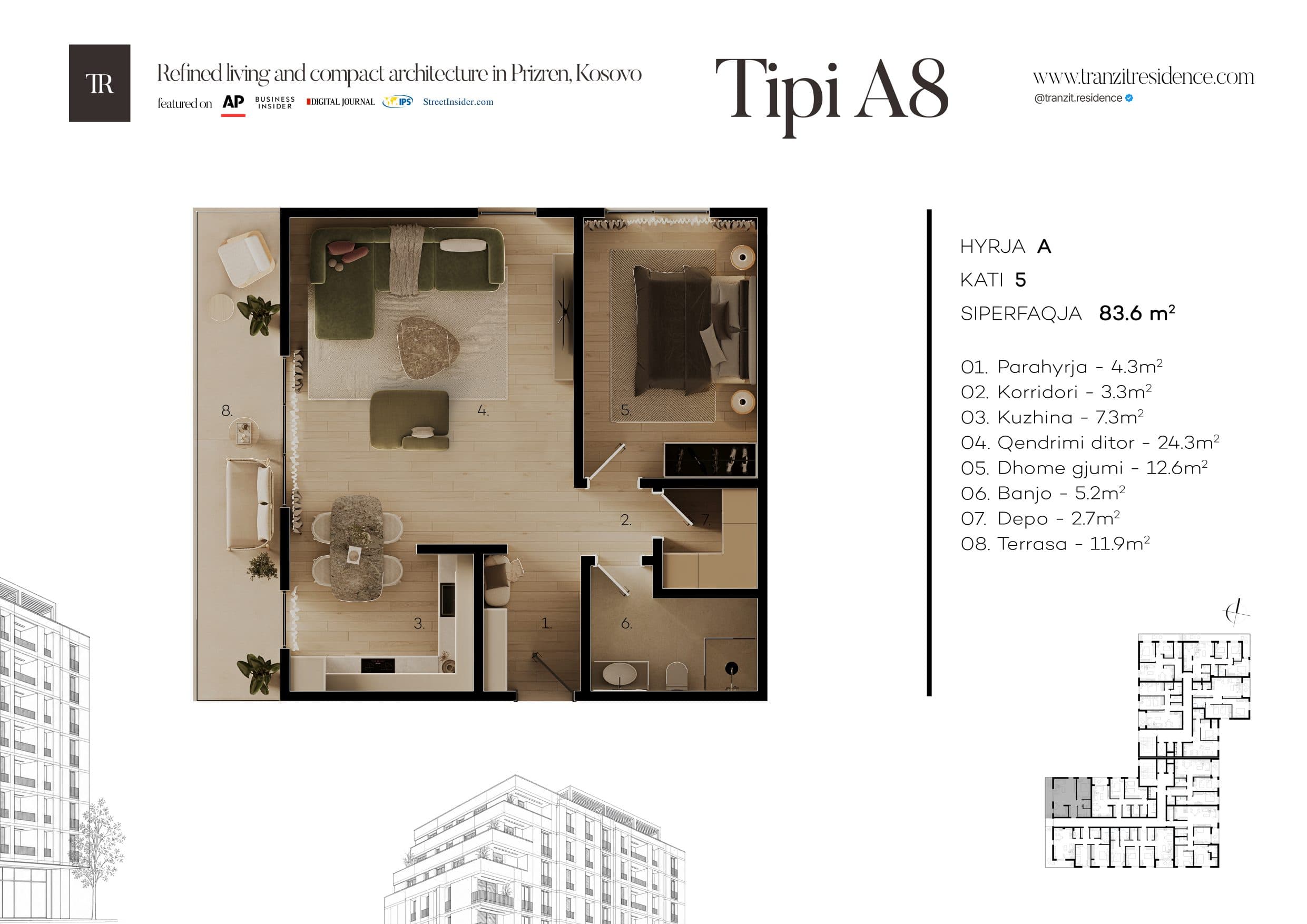 A8 floor plan