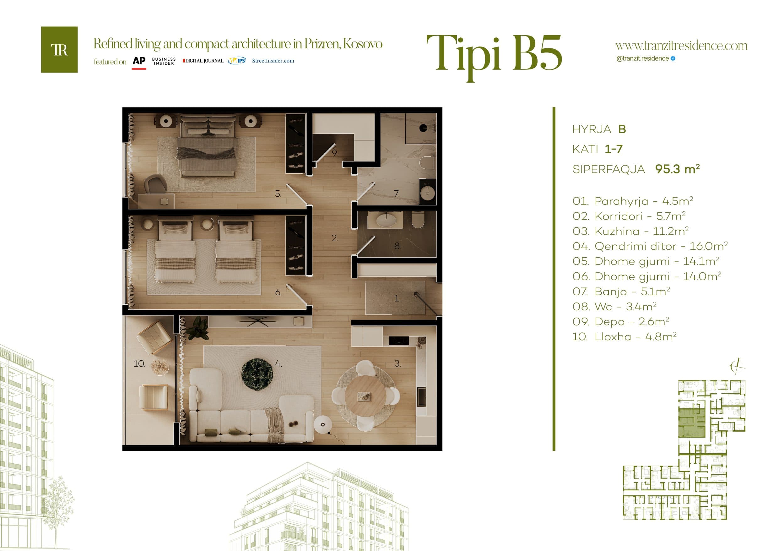 B5 floor plan